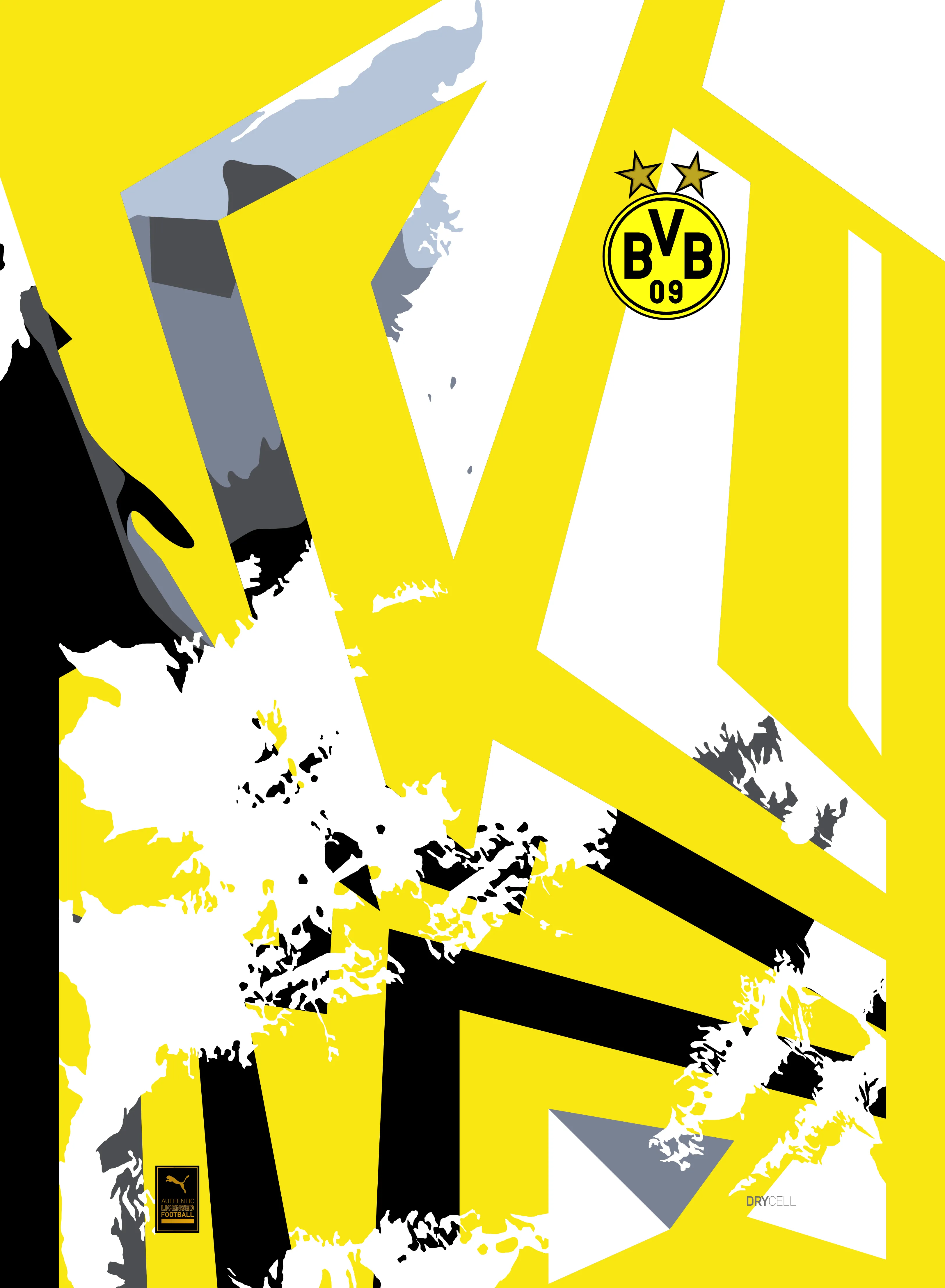 Borussia Dortmund Grunge Pro 25